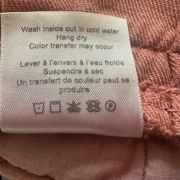 Veronica Beard Karter Paperbag Linen Blend Casual Crop Pants - Picture 14 of 14